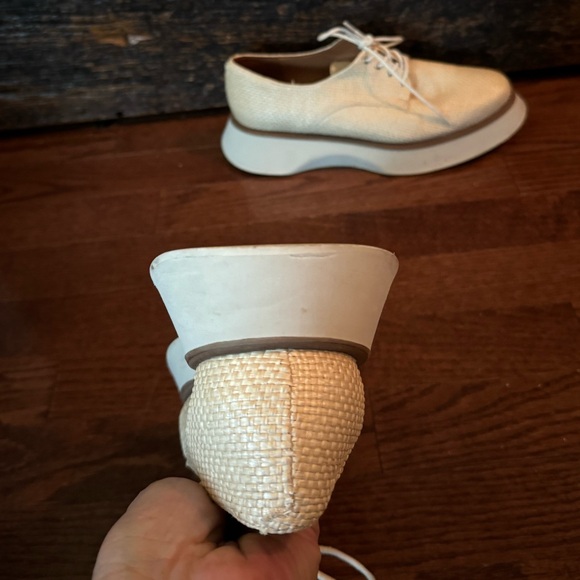 Angel Alarcon lace wedge loafers - Picture 4 of 6